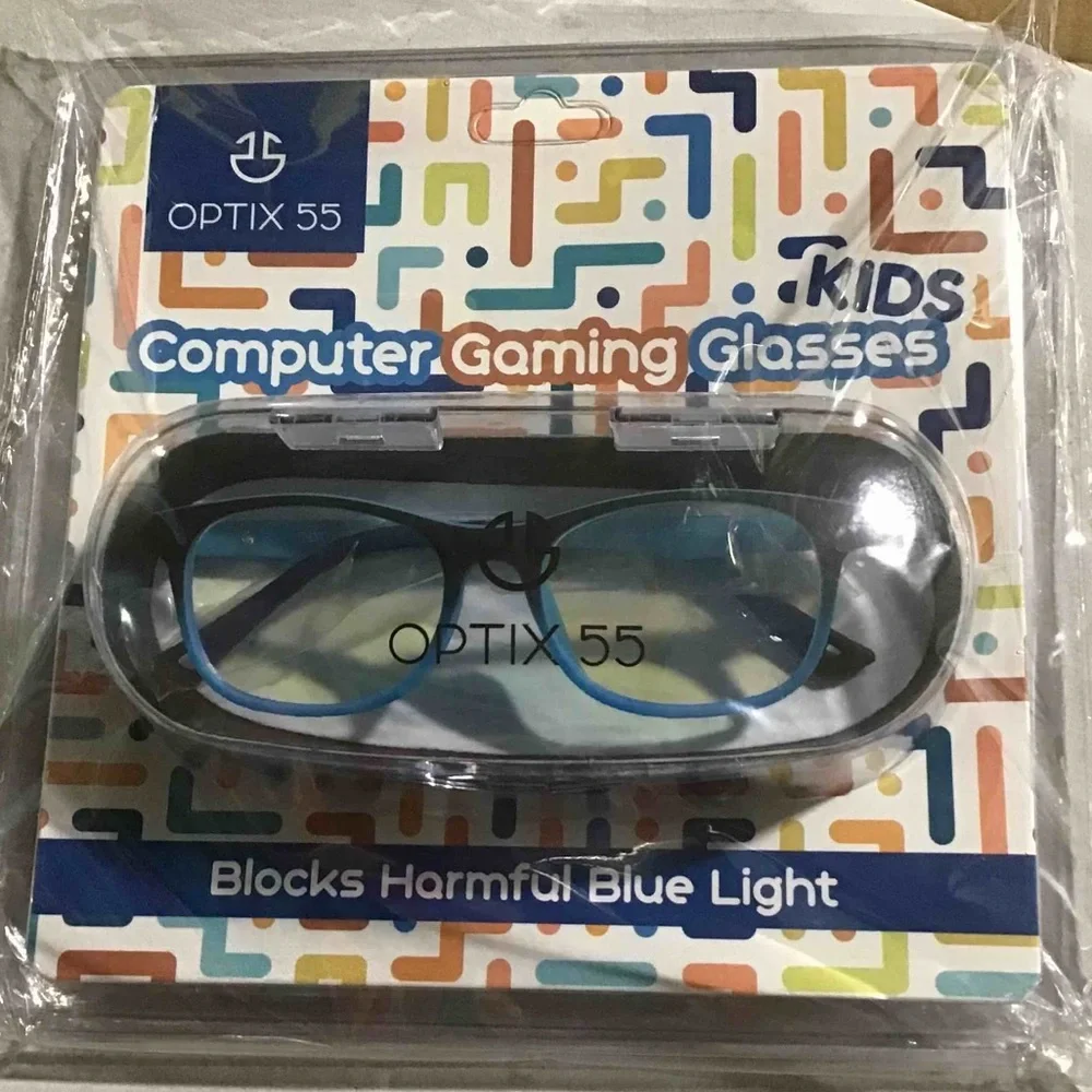 Optix 55 Kids Computer Gaming Blue Light block Glasses - Anti Eyestrain NWT